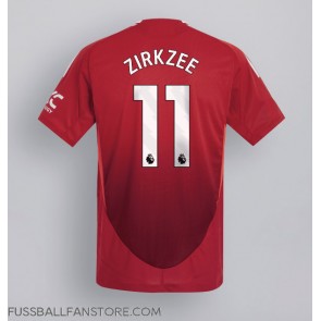 Manchester United Joshua Zirkzee #11 Replik Heimtrikot 2024-25 Kurzarm